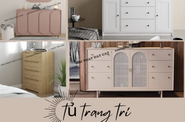 NÂNG TẦM KHÔNG GIAN SỐNG VỚI TỦ TRANG TRÍ: SỰ KẾT HỢP HOÀN HẢO GIỮA THẨM MỸ & CÔNG NĂNG 