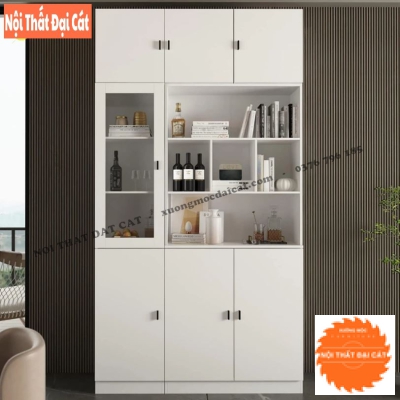 Tủ sách - tủ trang trí gia đình KS216