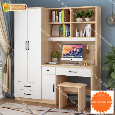 Tủ áo quần kết hợp bàn làm việc TA230