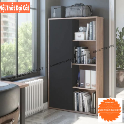 Tủ sách gia đình bằng gỗ hiện đại KS228