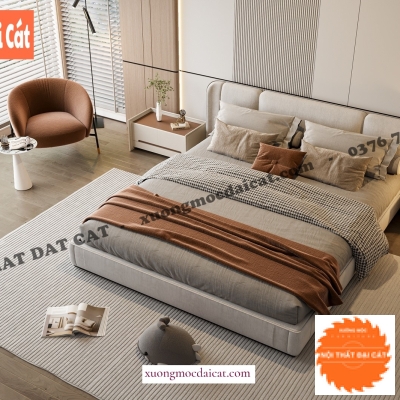 Giường bọc nệm cao cấp GBN009