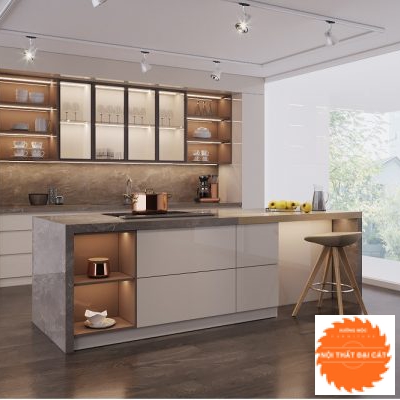 Bàn đảo bếp thiết kế đẹp ĐB034