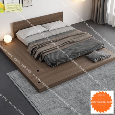Giường ngủ thiết kế kiểu Nhật G080