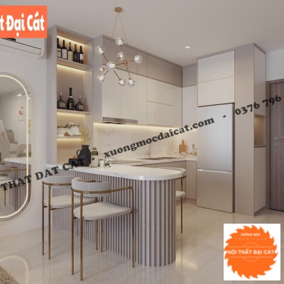 Quầy bar bếp phong cách hiện đại ĐB052