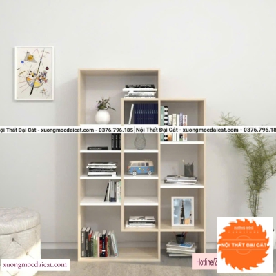 Kệ sách đứng thiết kế nhiều tầng KS233