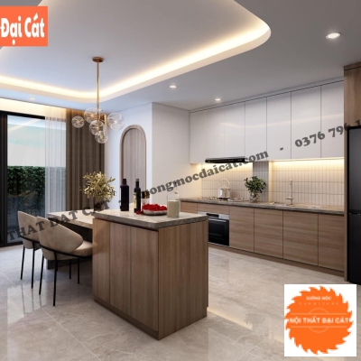 Đảo bếp kết hợp bàn ăn ĐB039