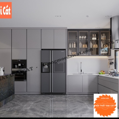 Bàn đảo bếp gỗ cao cấp ĐB037