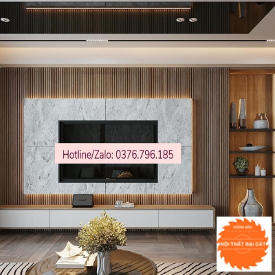 Vách ốp kệ tivi VO051