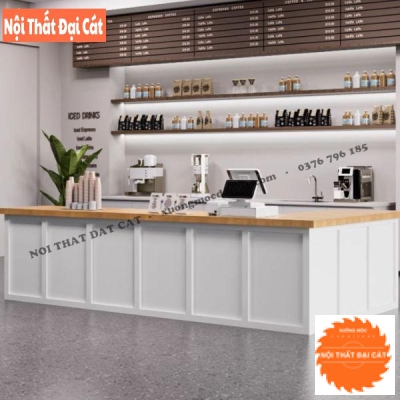 Quầy bar hiện đại cho quán coffee QB018