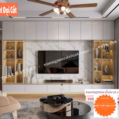 Vách ốp kệ tivi VO055