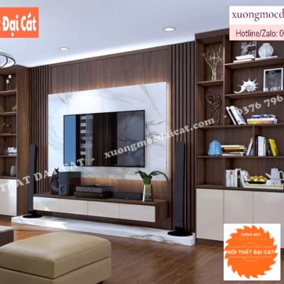 Vách ốp kệ tivi VO056