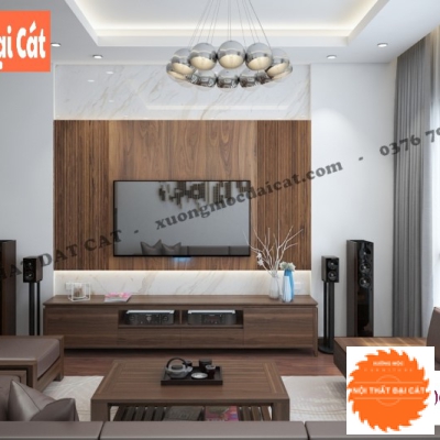 Vách ốp kệ tivi VO040