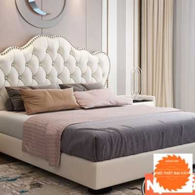 Giường bọc nệm cao cấp GBN004