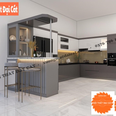 Quầy bar phòng bếp đẹp ĐB041