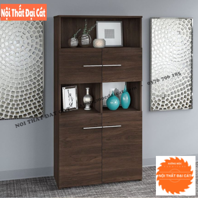 Tủ sách hiện đại tích hợp nhiều ngăn KS245