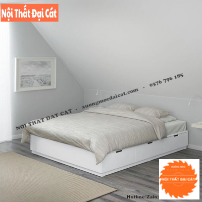 Giường ngủ thiết kế không đầu giường G109