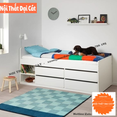 Giường ngủ đơn thiết kế nhỏ gọn G112
