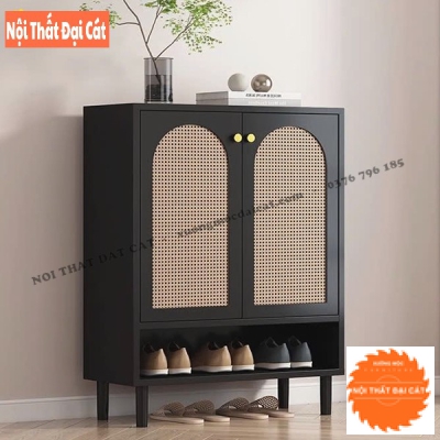 Tủ Giày 3 Cánh Lưới Mây – Tủ Đựng Giày Kiểu Dáng Hiện Đại TGM029