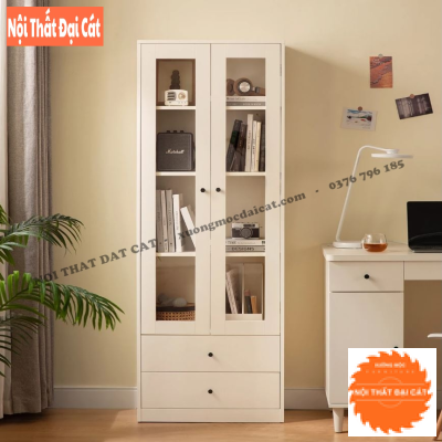 Tủ đựng sách - tài liệu cánh kính KS221