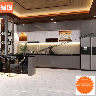 Quầy bar kết hợp liền bếp ĐB043