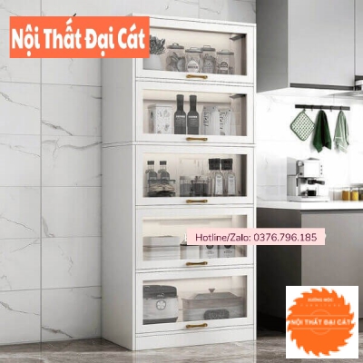 Tủ bếp dáng đứng nhiều tầng TBN103