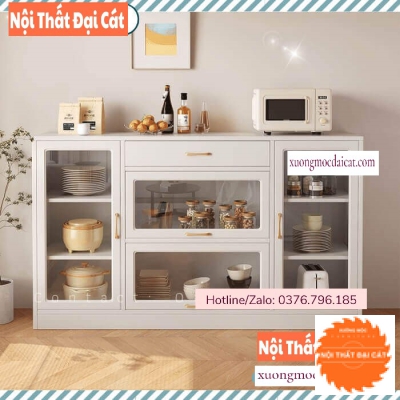 Tủ đựng đồ nhà bếp dáng thấp cánh kính TBN104