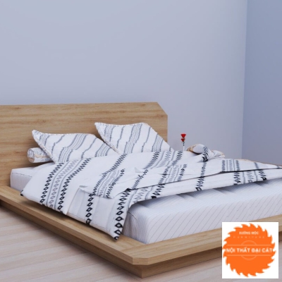Giường ngủ bệt gỗ công nghiệp G049