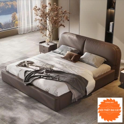 Giường bọc nệm cao cấp GBN025