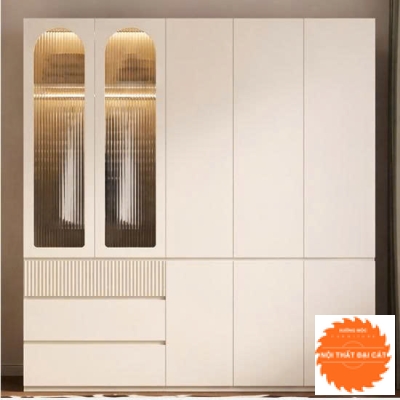 Tủ áo quần gỗ thiết kế đẹp TA490