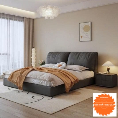 Giường bọc nệm cao cấp GBN019
