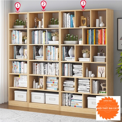 Kệ để sách gia đình bằng gỗ MDF KS040