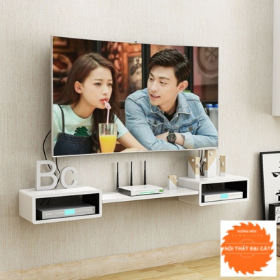 Kệ tivi gỗ treo tường KTV160