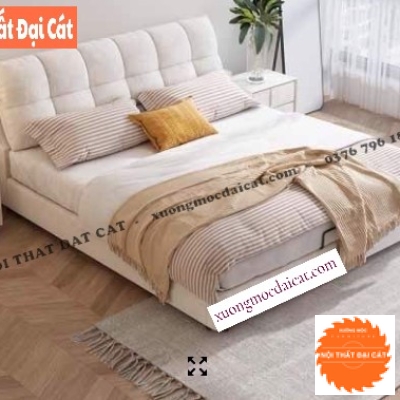 Giường bọc nệm cao cấp GBN039