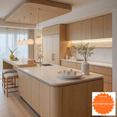 Tủ bếp gỗ hiện đại TB0145