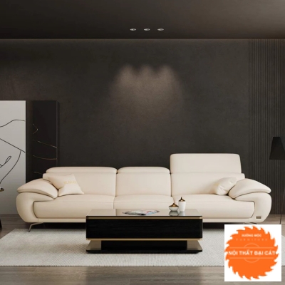 Băng ghế sofa trắng hiện đại