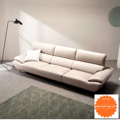 Băng ghế sofa da trắng