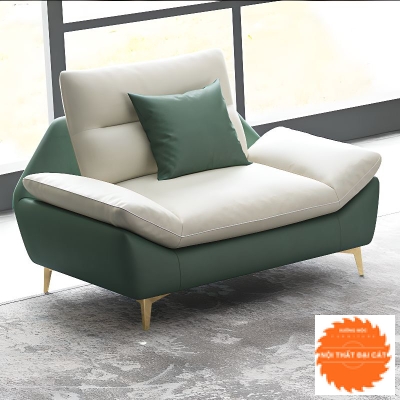 Ghế sofa đơn chân sắt kiểu mới