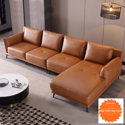 Ghế sofa chữ L chân sắt