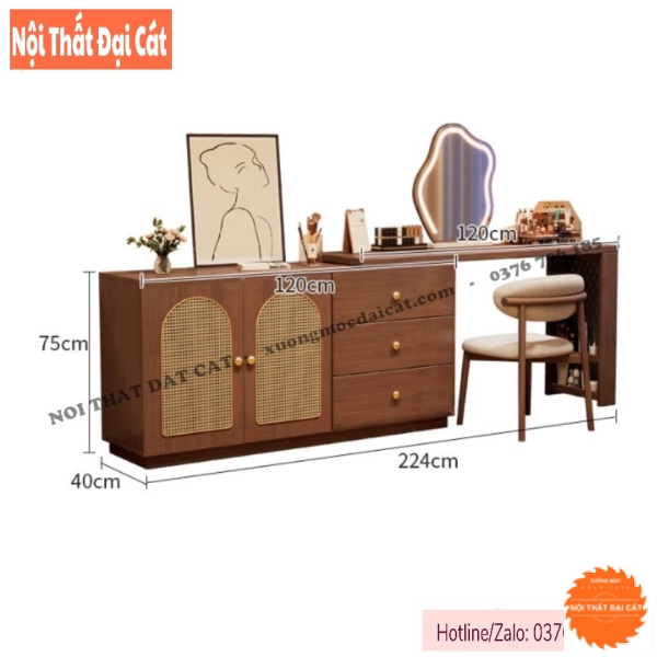 Bàn trang điểm gỗ BTĐ143