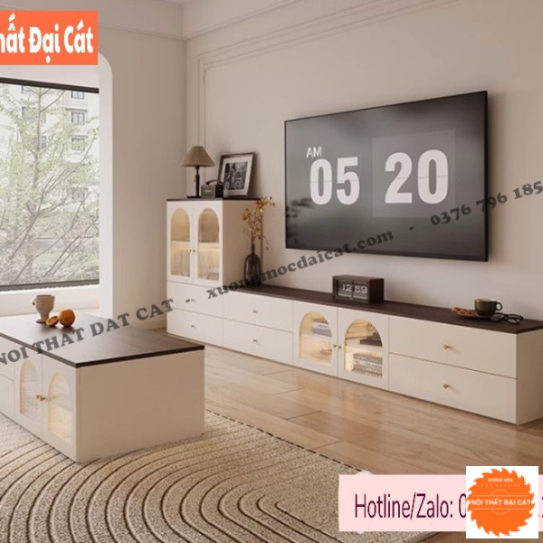 Kệ tivi gỗ thiết kế độc đáo KTV425