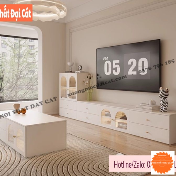 Kệ tivi gỗ thiết kế độc đáo KTV425