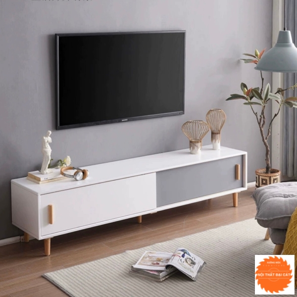 Kệ tivi gỗ thiết kế hiện đại KTV437