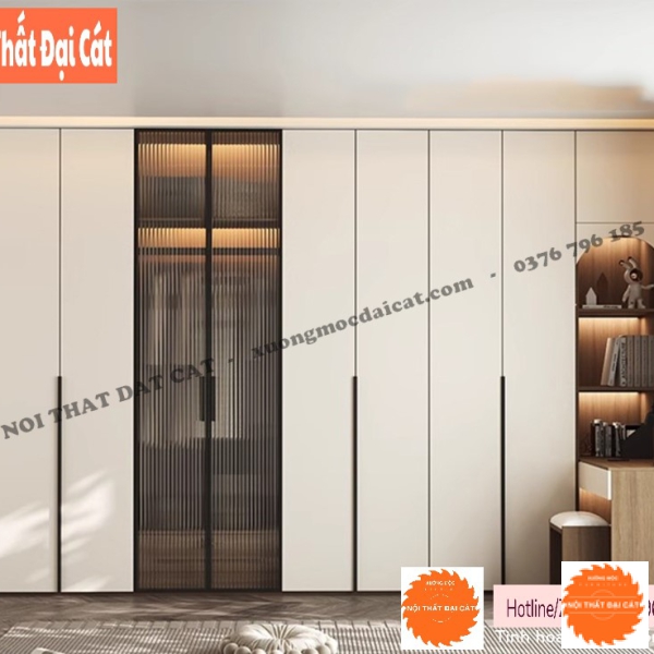 Tủ áo quần cánh kính hàng thiết kế TA480