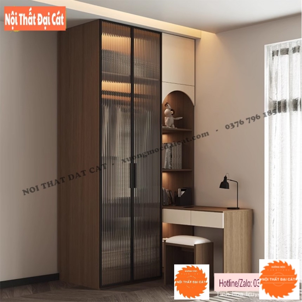 Tủ áo quần cánh kính hàng thiết kế TA480