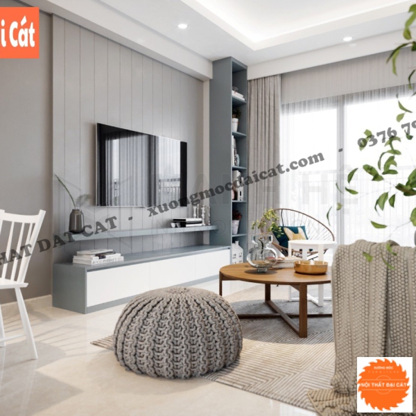 Vách ốp kệ tivi VO043