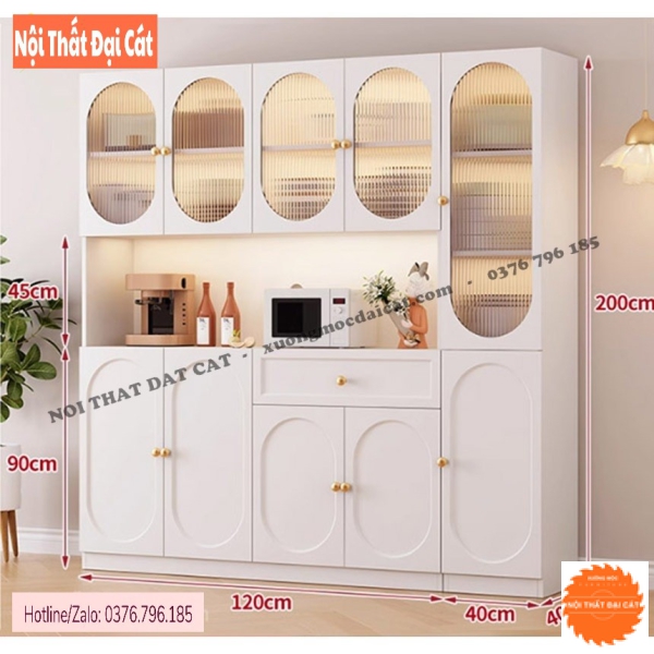 Tủ bát đũa thiết kế đa năng, tiện lợi TBN118