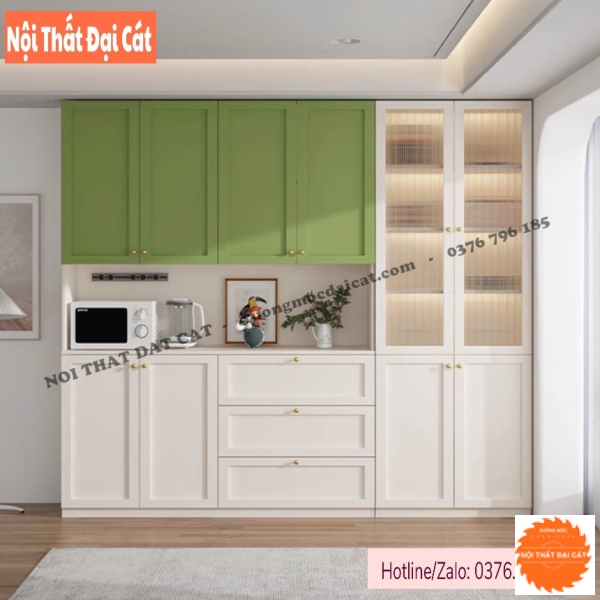 Tủ bếp đẹp bằng gỗ đa năng TBN119