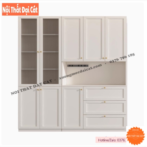 Tủ bếp đẹp bằng gỗ đa năng TBN119