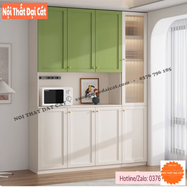 Tủ bếp đẹp bằng gỗ đa năng TBN119