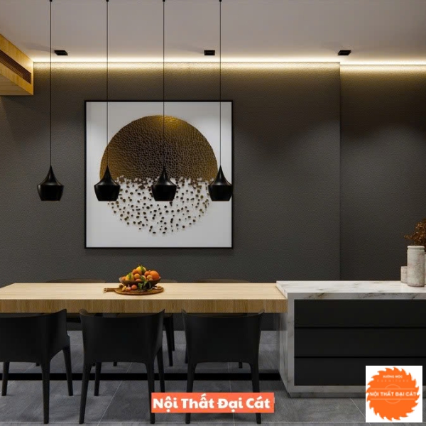 Đảo bếp kết hợp bàn ăn ĐB050